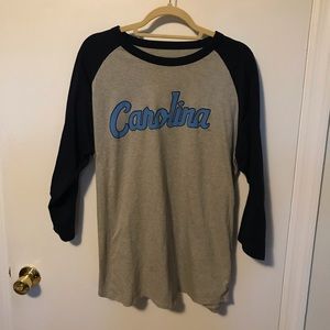 UNC Tarheels Baseball style shirt